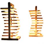 Buy Wooden Lamps online in Pakistan, Best Collection of Table Lamps, Hand Made in Peshawar, Pakistan - Ribs Design