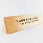 01. Wooden engraved name plate for office table in Peshawar, Lahore, Karachi, Islamabad, Quetta, Pakistan