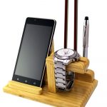 Peshawar | Wooden Desk Organizer -  Watch, pens, mobile and cards Holder in Pakistan