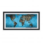 Promotional World Map Canvas Frame | Pakistan
