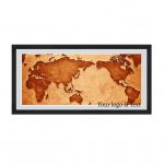 Promotional World Map Canvas Frame