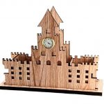 Peshawar | Clock Insert Desk Organizer, Pens Holder - Castle Design, Antique Fort Home and Office Decoration, Corporate Gifts in Pakistanation