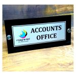 Peshawar | Office Door Name Plate - Metal Printed, Lahore, Karachi, Islamabad, Quetta, Pakistan